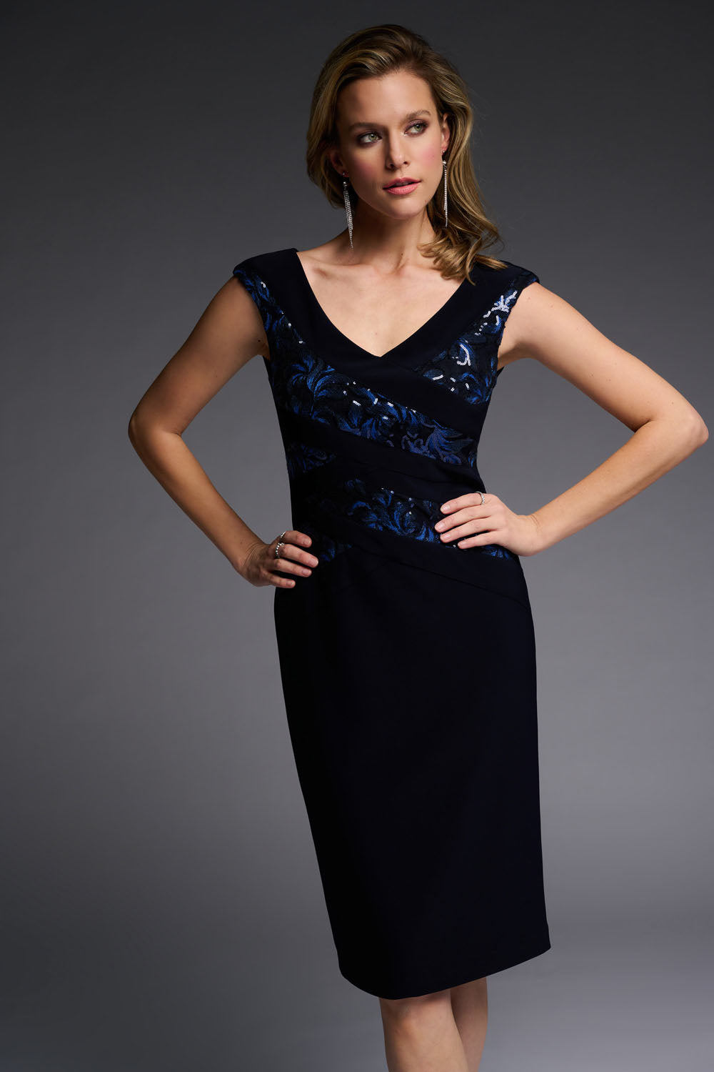 Joseph Ribkoff Dress 248001 Midnight Blue – Belle Mia Boutique