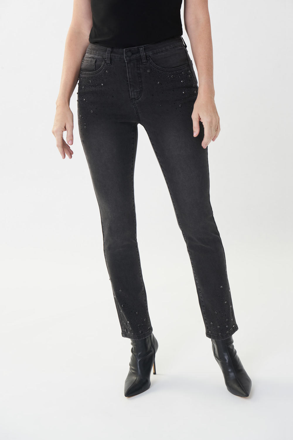 Art Inspired Denim Pants, Joseph Ribkoff, Style:213973, Canada