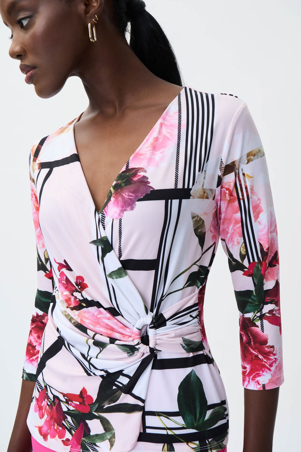 Joseph Ribkoff Floral Wrap Dress – Juliana's Boutique SF