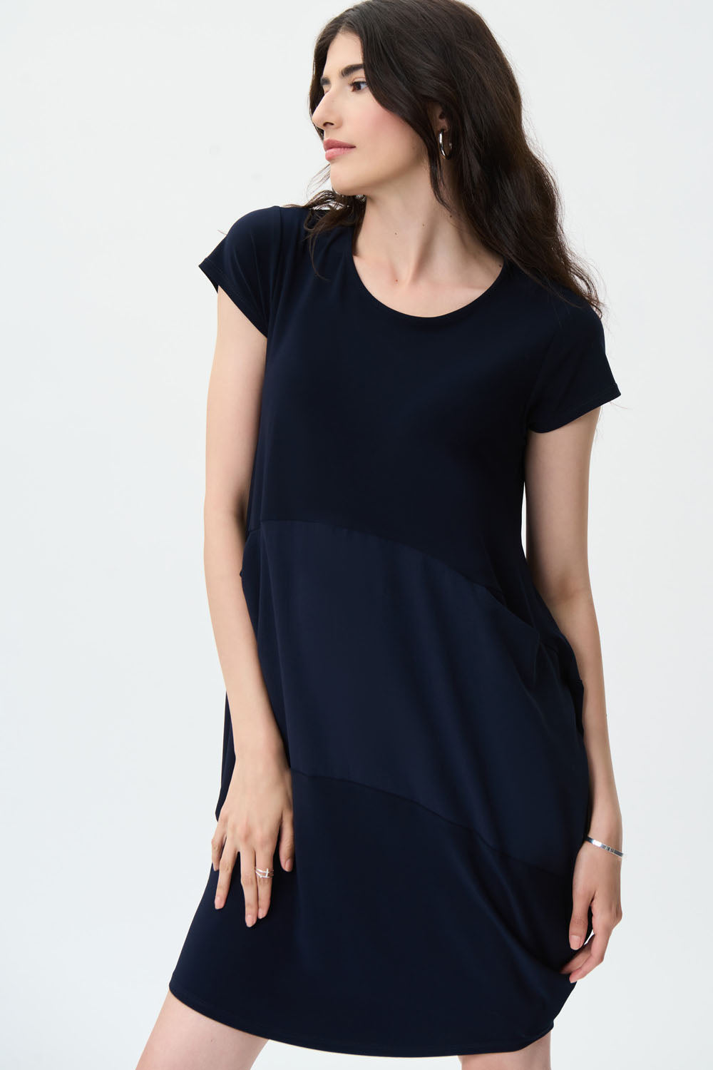 Joseph Ribkoff Midnight Blue Dress Style 231082 – Luxetire