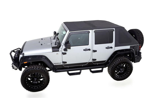 RAMPAGE FRAME-LESS SOFT TOP | 2007-2018 JEEP WRANGLER JK 4-DOOR – Lions Den  Off-Road