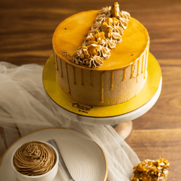 Delectable Butterscotch Chocolate Cake