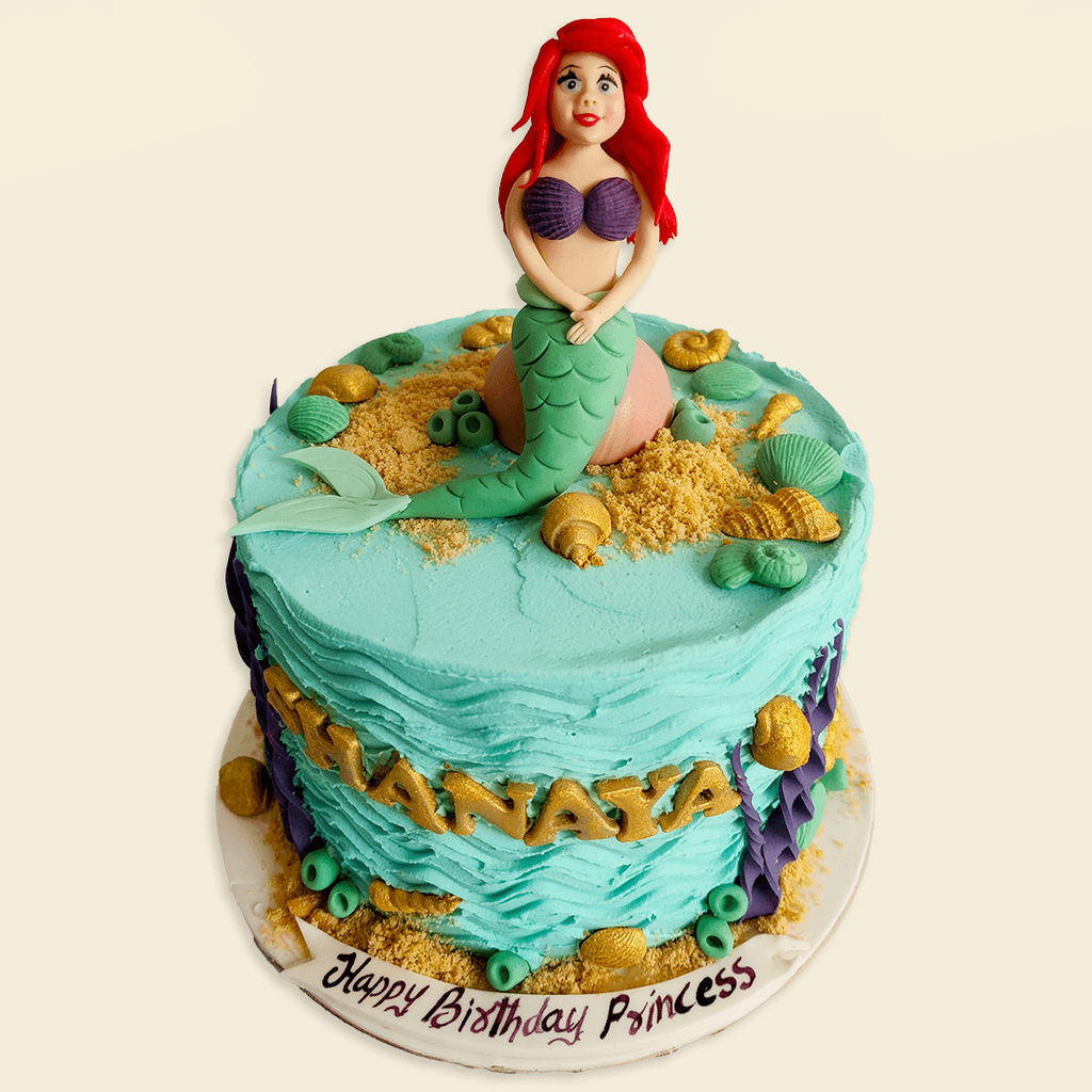 Birthday Cake – Ariel Doll Cake – Bites with Burger