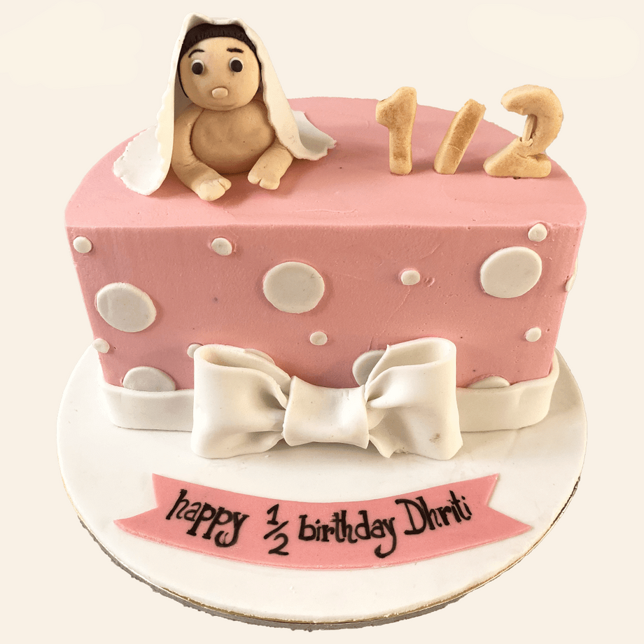 Buy/Send 1st Birthday Cream Cake Online @ Rs. 3299 - SendBestGift