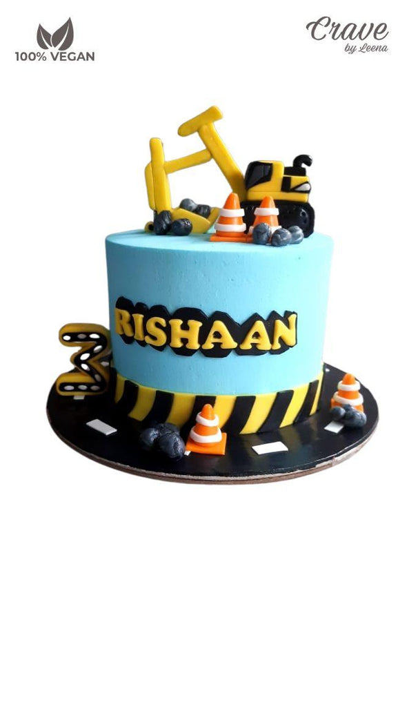 JCB Theme Cake 😎😜🤩 So my senior from school @khushboo.mehrotra di  contacted me for her son's 5th birthday cake. He loves JCB and has a… |  Instagram