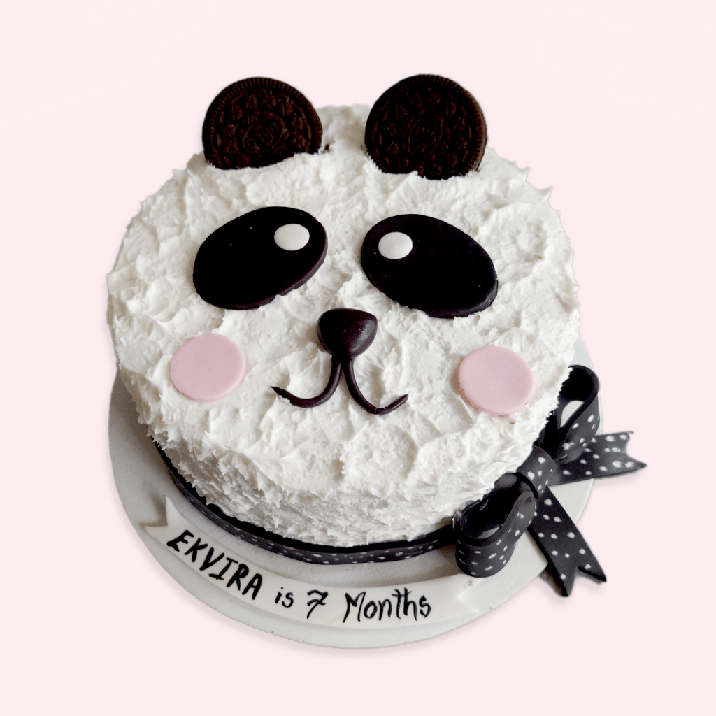 Panda face birthday cake order 🎂❤️❤️ #panda #pandacake #cakes #pandalover  #reels #reelsofinstagram #trending #cakesofinstagram… | Instagram