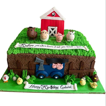 Farm Animal Themed Birthday Cake | Willi Probst Bakery | Flickr