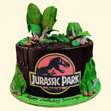 Jurassic Park Cake | Tarsha Sweets