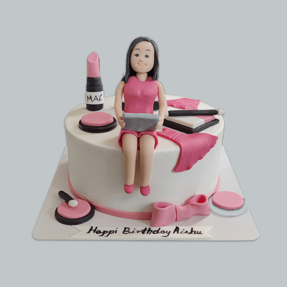 Pink Makeup Cake – Crave by Leena