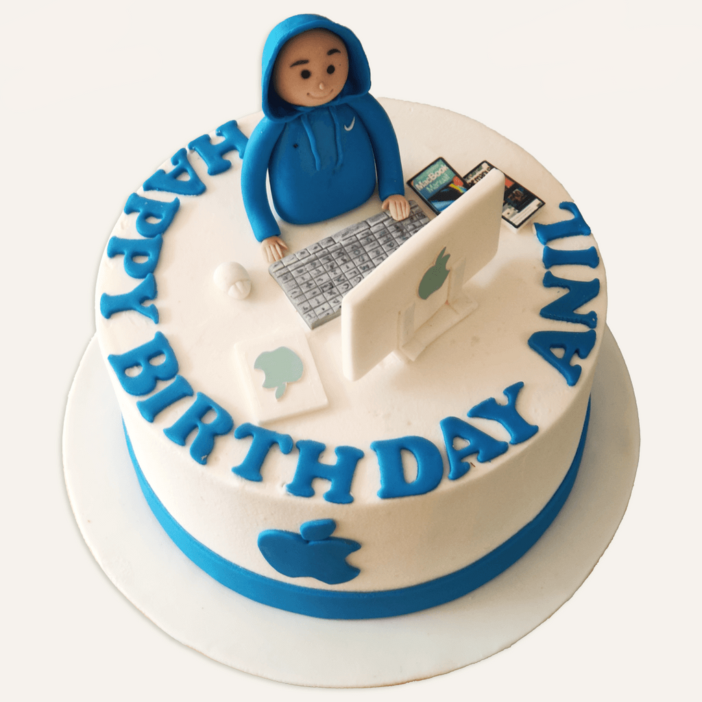 Computer Geek Cake 6 inch