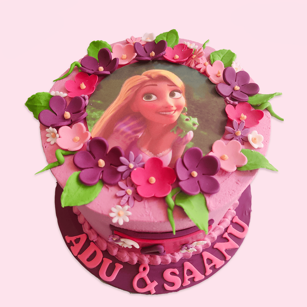 Tangled Cake Design Images (Tangled Birthday Cake Ideas) | Rapunzel  birthday cake, Birthday cakes girls kids, Cinderella birthday cake