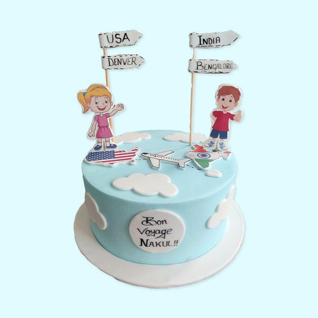 Bon Voyage Cakes - Flecks Cakes