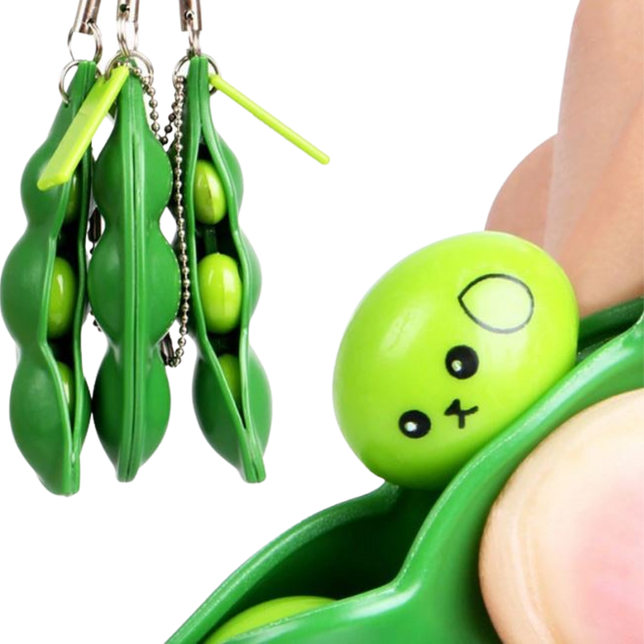 Bean Pod Keychain Fidget Toy Fidget Toys Plus 8729