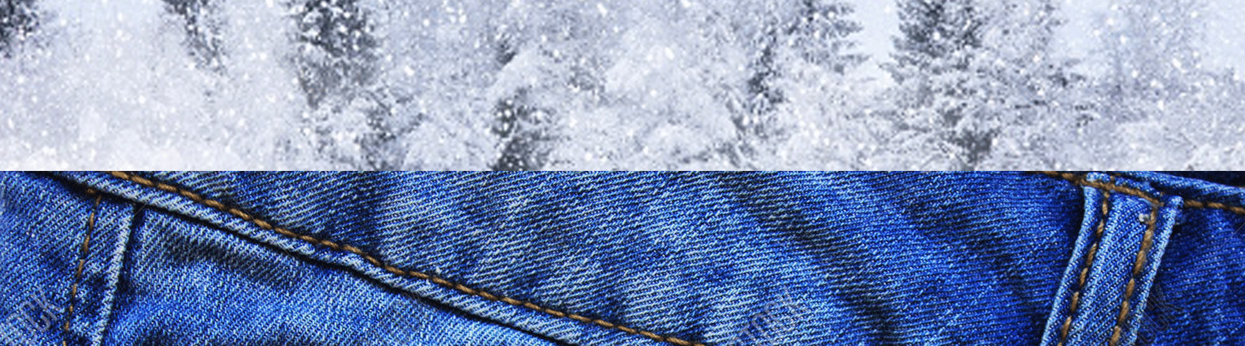 Banner weiß und blau