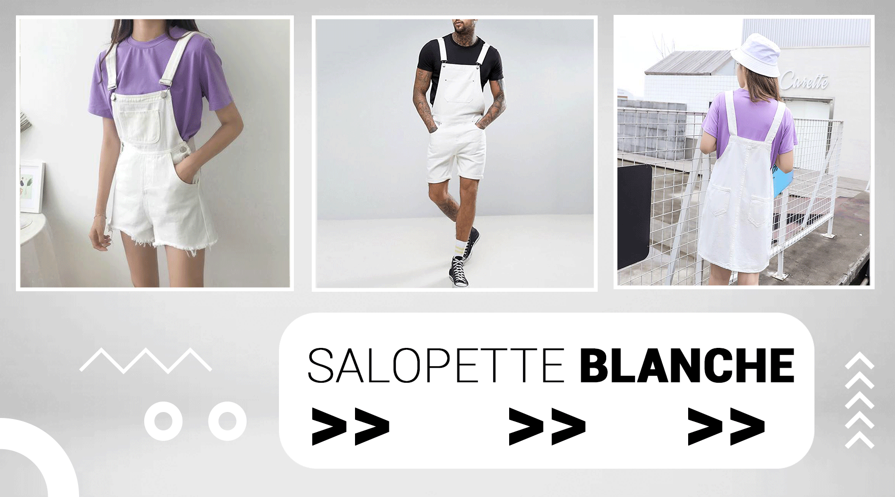 Salopette Blanche