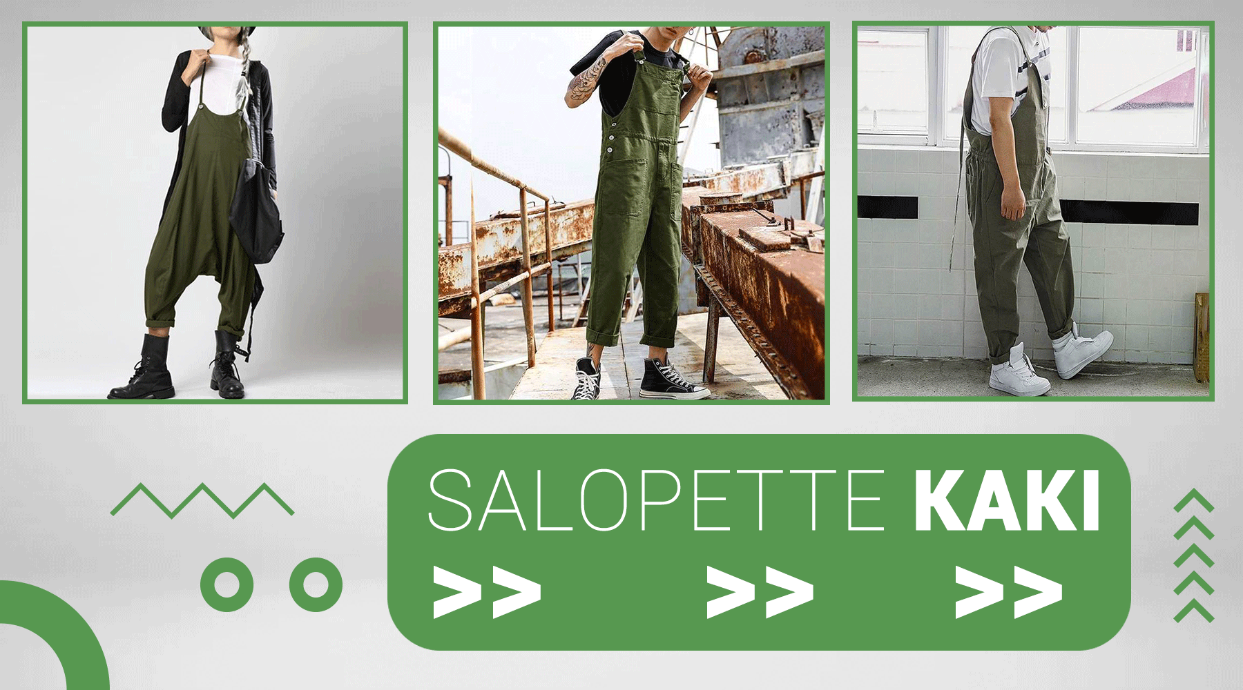 Salopette Kaki