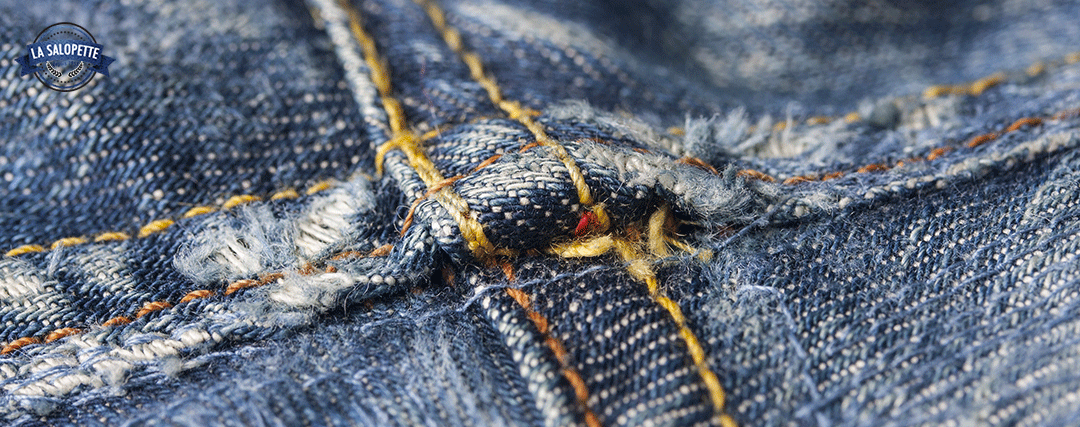 Indigo denimbukser