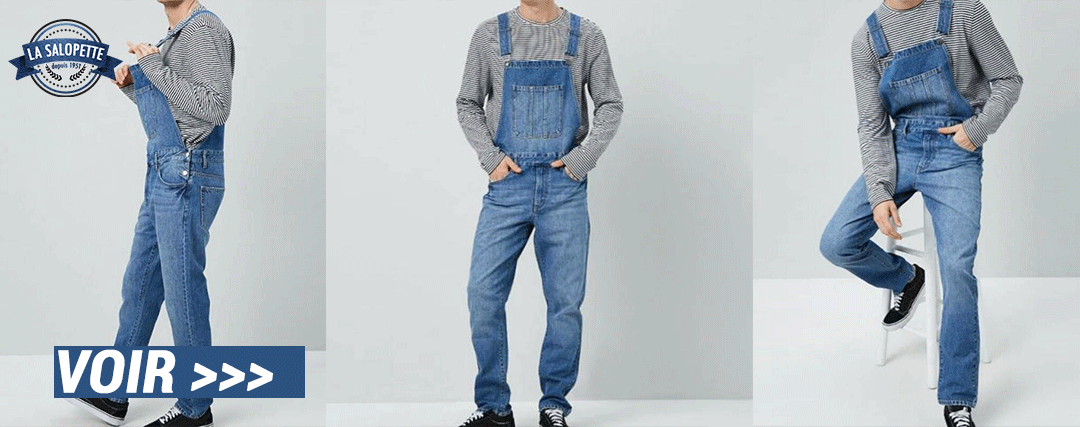 Jean-overall voor heren
