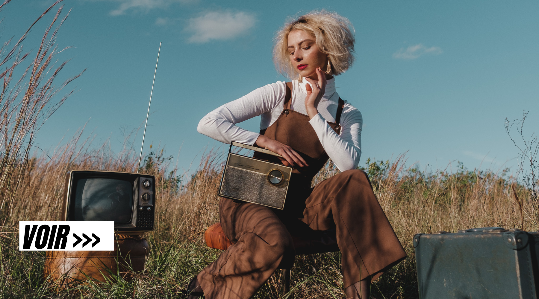 Brown vintage dungarees