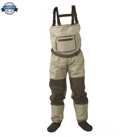 Smartpeas Waders Enfant Bleu, Taille 20-35, Idéal pour Pêche, Inclus 1  Paire Chaussettes, Modèle 26x27L