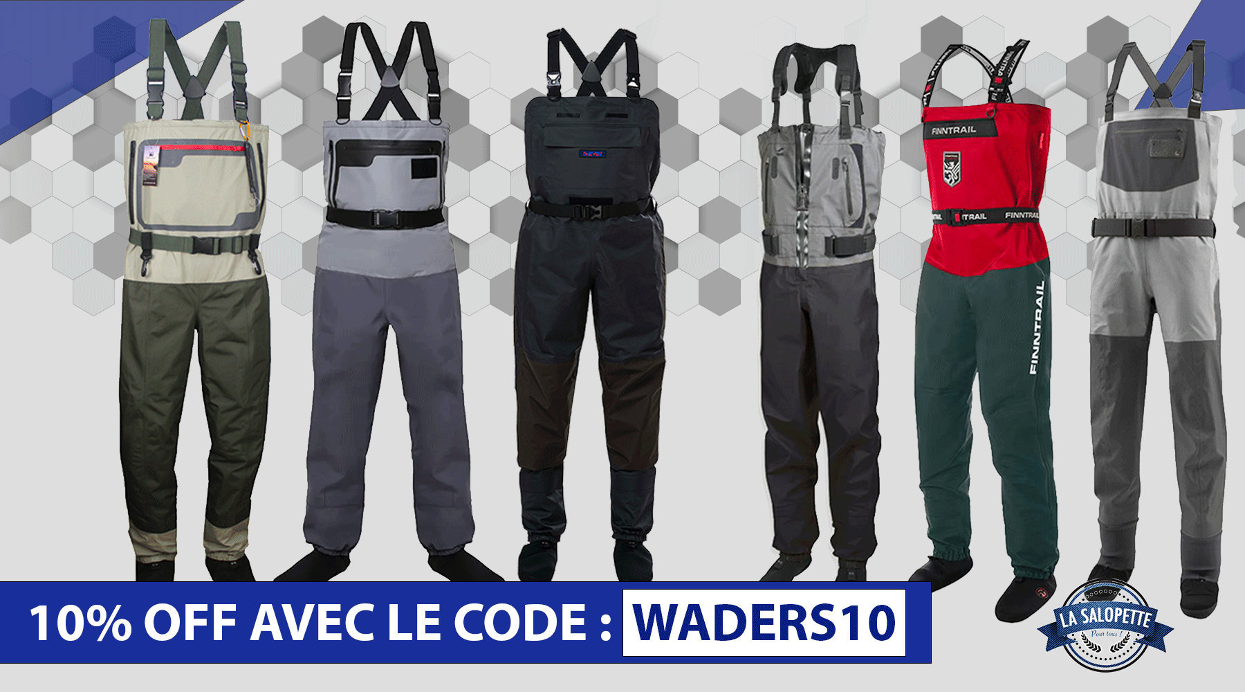 Vêtements Waders pour la pêche professionnelle