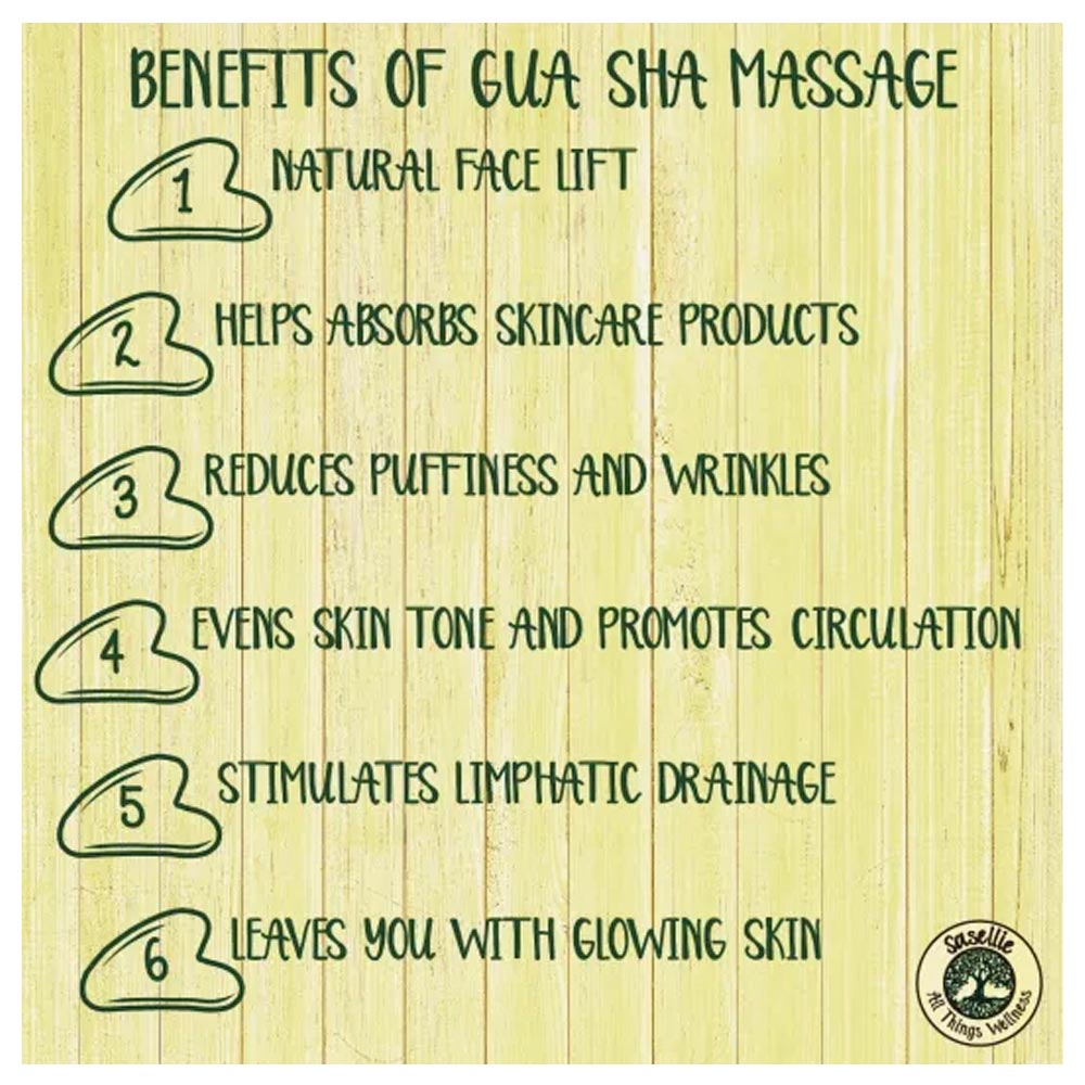 Gua Sha Stone Massage Facial Tool Benefits