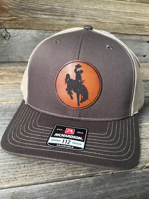 Braves Leather Patch Hat — Savannah Moss Co.