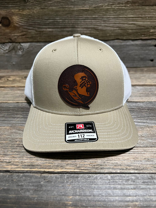 Braves Leather Patch Hat — Savannah Moss Co.