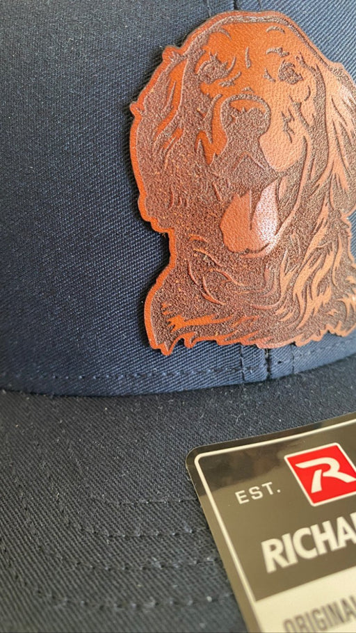 Braves Leather Patch Hat — Savannah Moss Co.