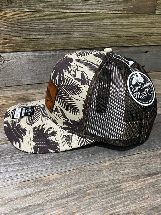 Redfish Leather Patch Hat — Savannah Moss Co.