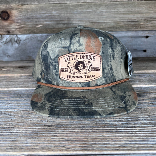 Little Debbie Fishing Team Leather Patch Trucker Hat — Savannah Moss Co.
