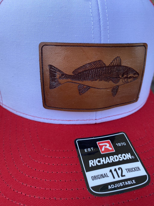 Redfish Leather Patch Hat — Savannah Moss Co.