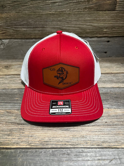 Retro Braves Leather Patch Hat — Savannah Moss Co.