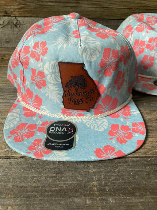 Savannah Moss Co. Georgia Duck Logo Leather Patch Hat