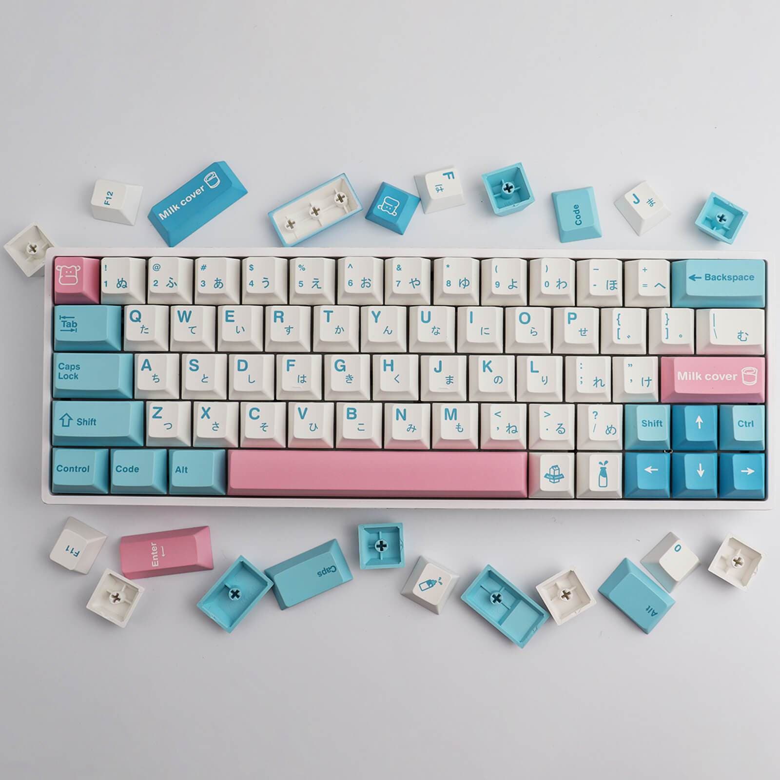 Milk Cover Keycaps