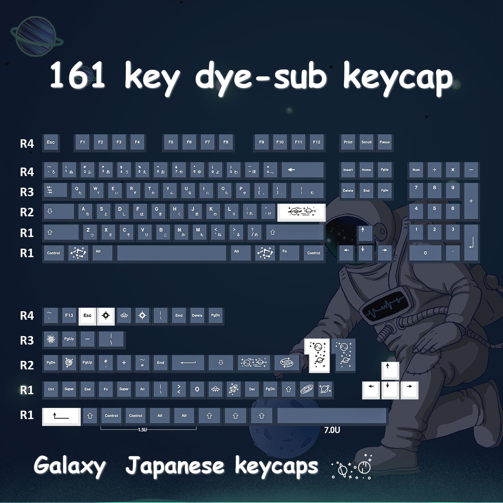 Galaxy Keycaps