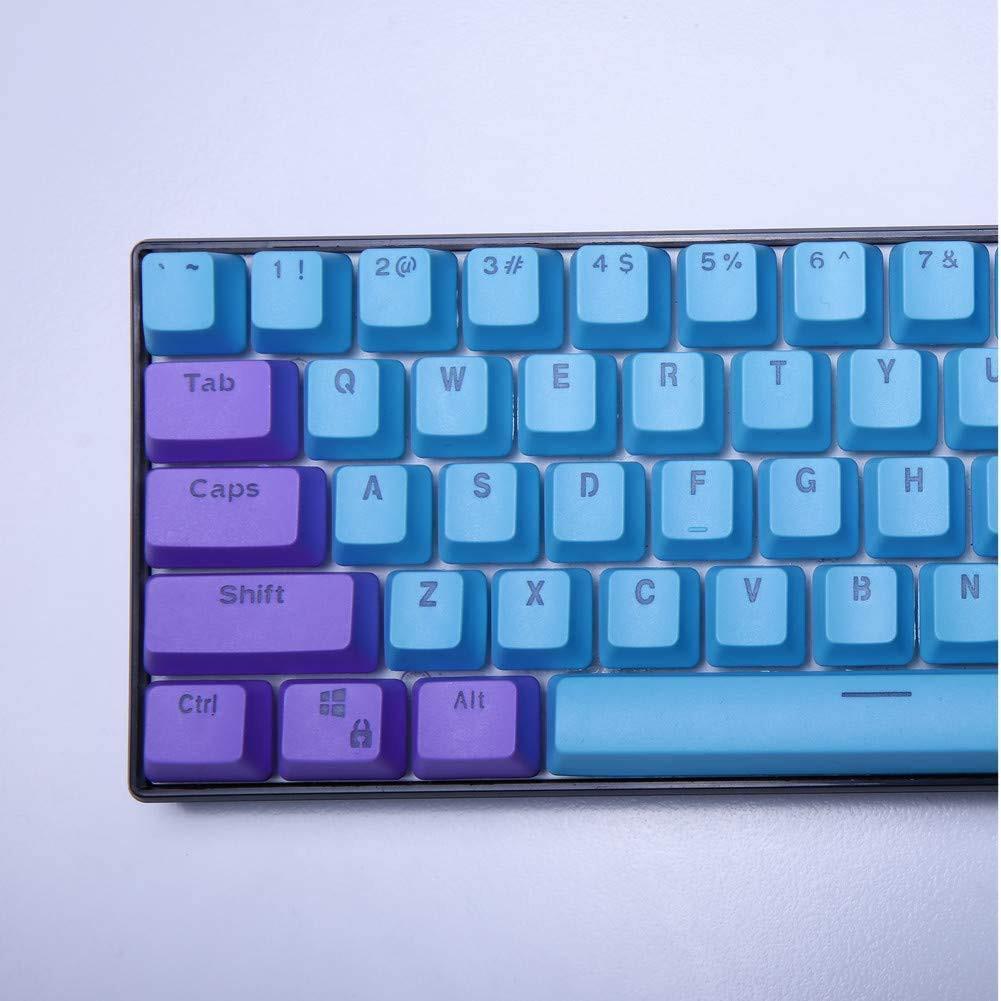 blue purple keyboard