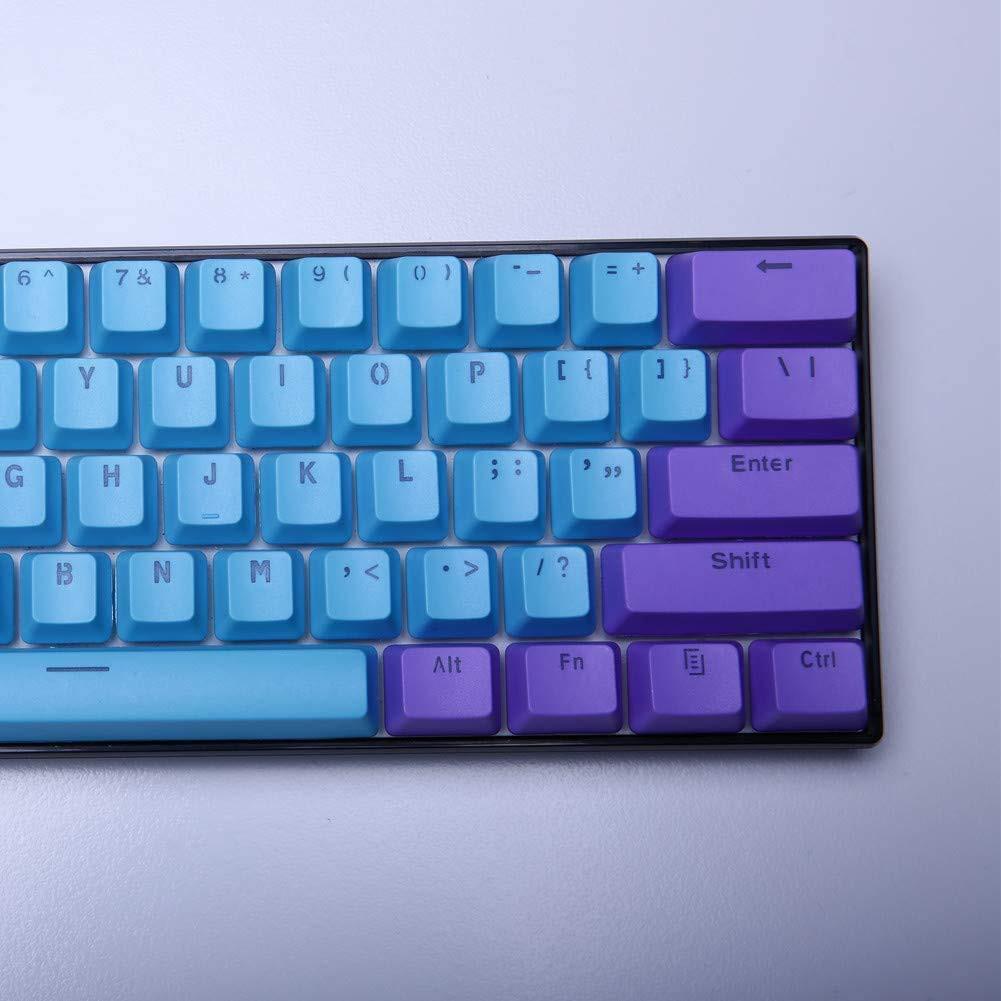 blue purple keyboard