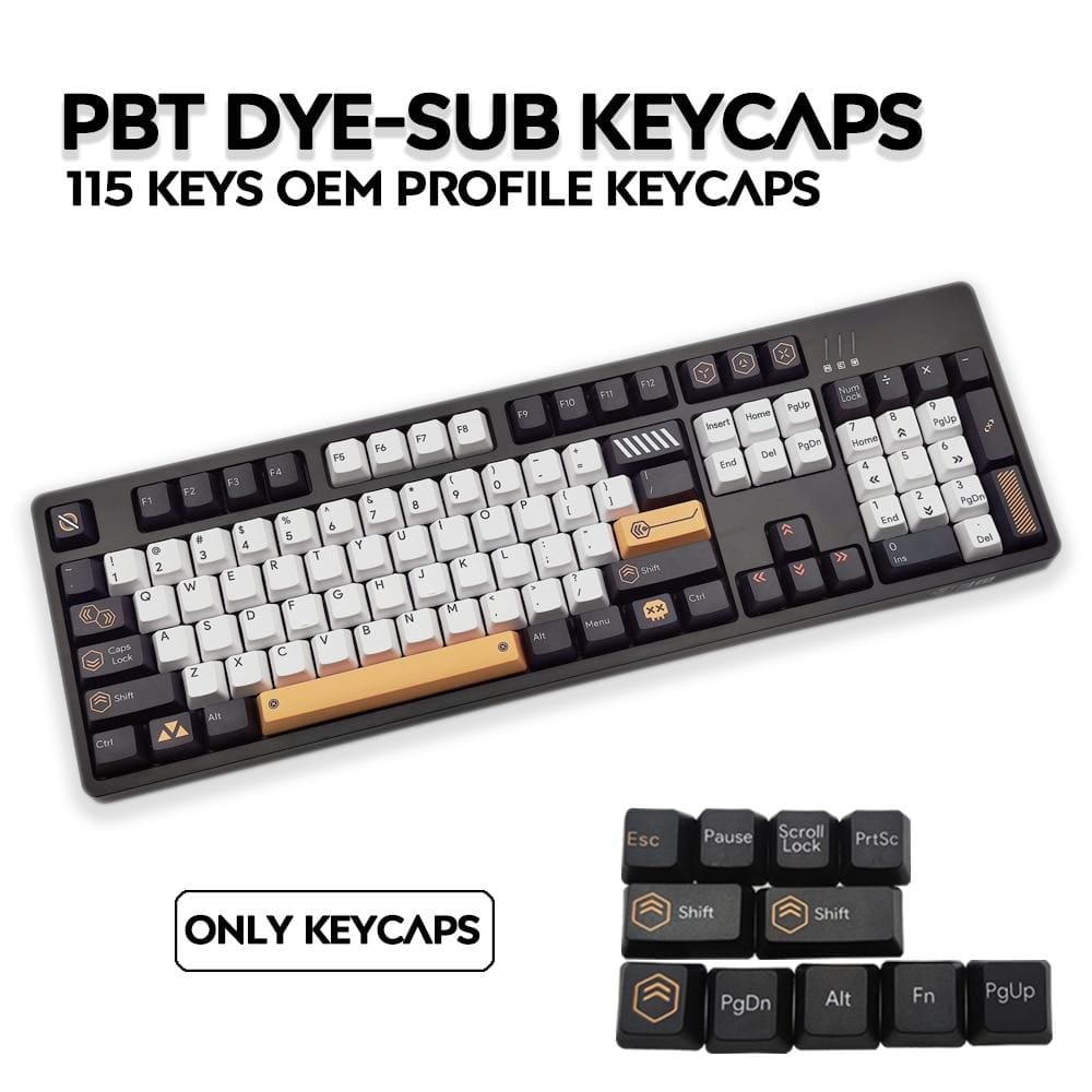 Machine armor keycap set