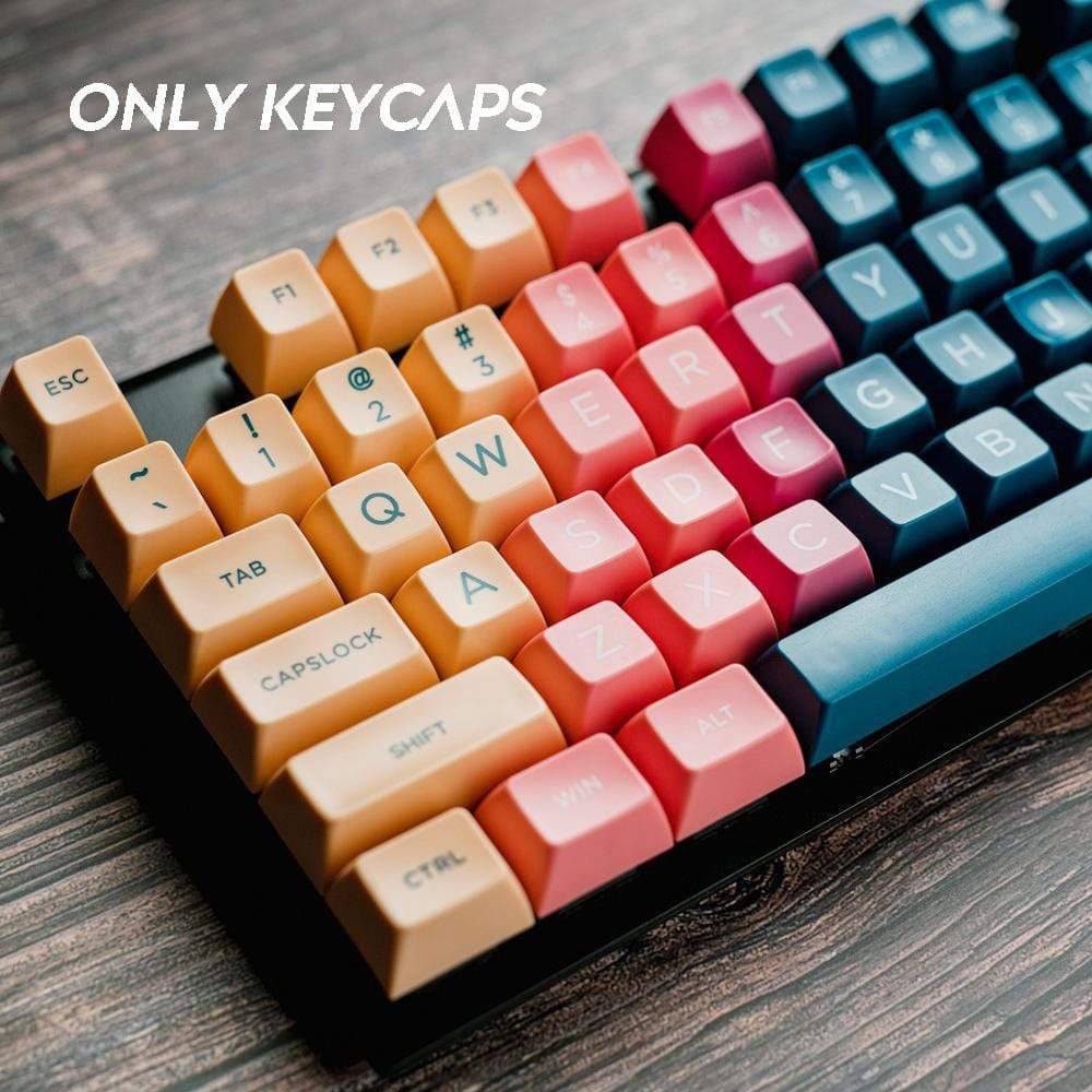 145/112 Key Double Shot  SA Ball Cap Keycap Personalized Gradient Color Elf Keycap For Cherry MX Switch Mechanical Keyboard