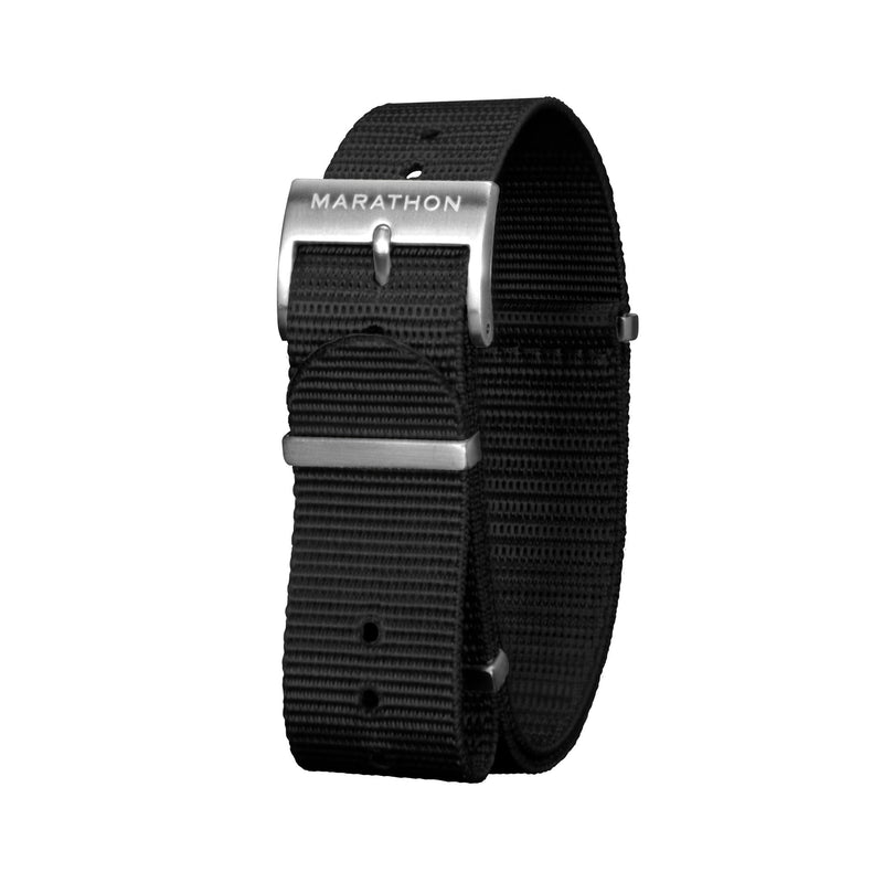 Black 20mm Nylon DEFSTAN Watch Strap