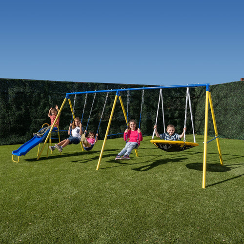 Sportspower Pine Grove 10ft Metal Swing Set – SportsPowerSwingSets