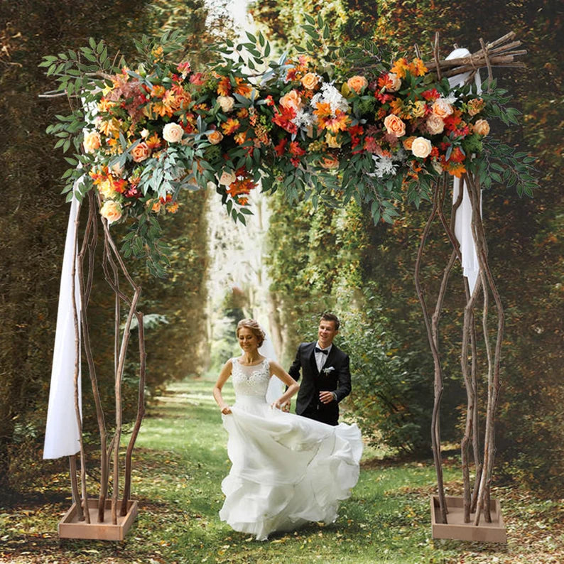 Flowery Archway Wedding Backdrops