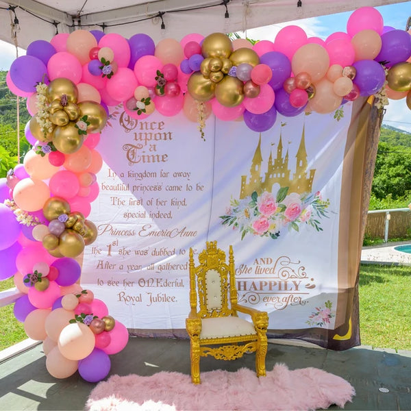 Princess Birthday Backdrop