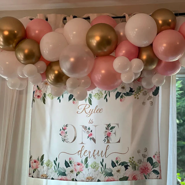 Small size birthday backdrop