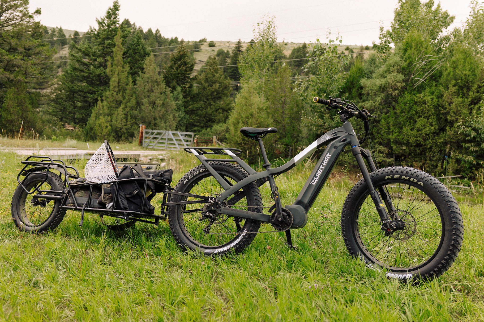 Haul With Ease | The Apex Pro's power, combined with the cargo capacity of the single-wheel trailer, removes any limitations from your adventures.