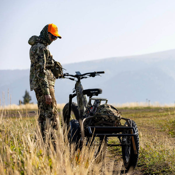 QuietKat Ebike for Hunting With Trailer