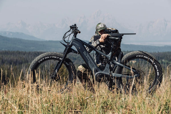 Quietkat ebike for rifle hunting