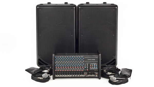 Carvin Audio RX1200L-PM153 Powered Sound System Package