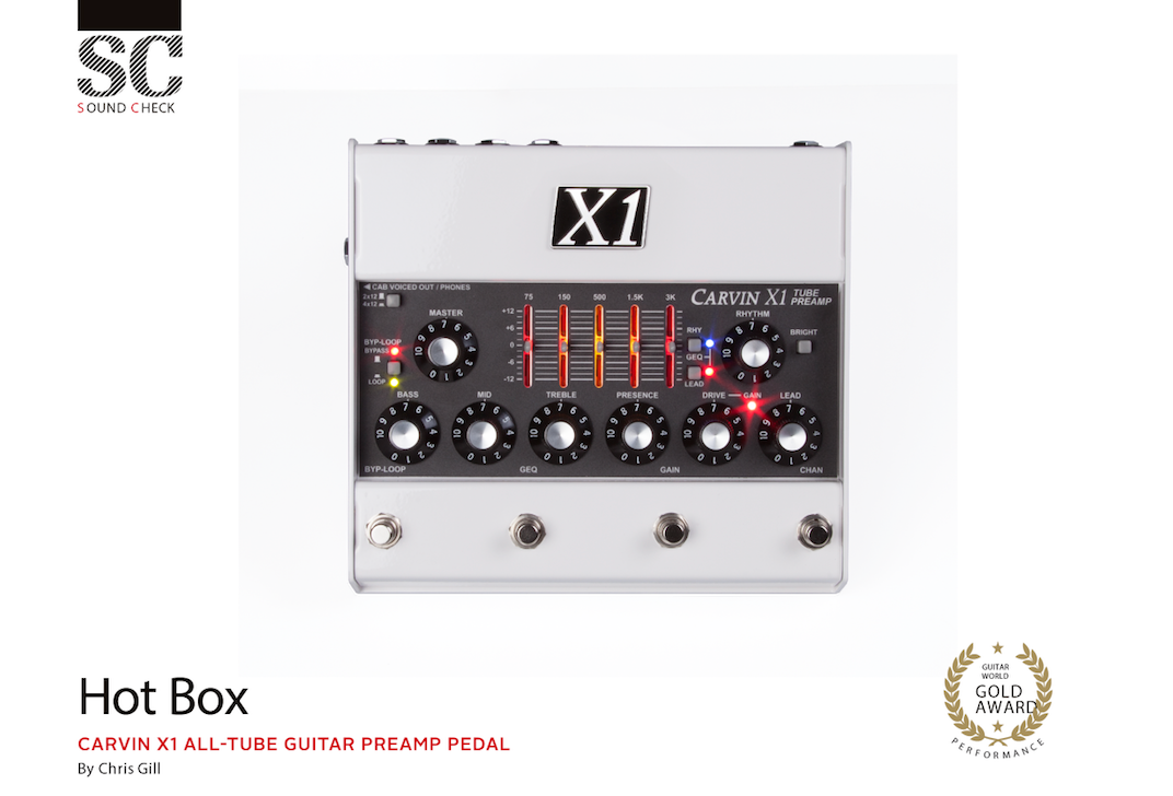 The X1 All Tube Guitar Preamp Pedal Wins Guitar World's Gold Award
